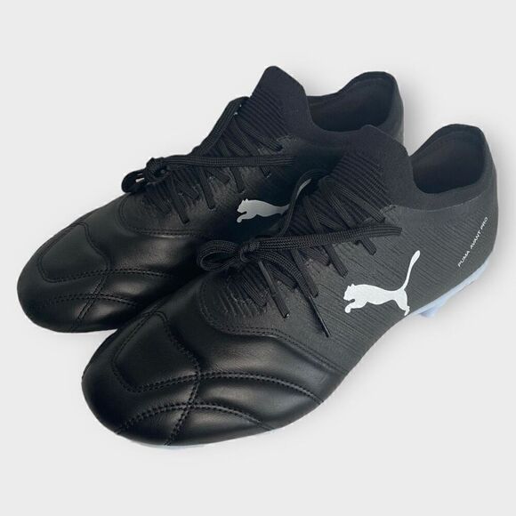 Puma Avant SG Pro Rugby Black Leather Cleats 106714-02 Mens size 10 (a) New - Picture 2 of 10